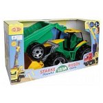 Tractor with bucket and trailer 90 cm, Lena