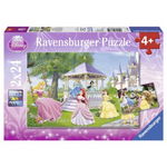 Puzzle printesele Iincantatoare 2X24 piese Ravensburger