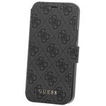 Husa de protectie  4G Book pentru Apple iPhone 12 mini - Gri, GUESS