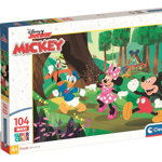 Puzzle Clementoni Maxi, Disney Mickey Mouse, 104 piese, Clementoni