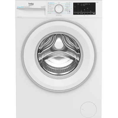 Masina de spalat rufe Beko B3WFU49215WWES, 9 kg, 1200 RPM, Clasa A, ProSmart Inverter, EnergySpin, SteamTherapy, Iron Fast, Alb