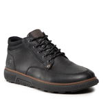 Ghete scurte barbati, piele naturala, B3305-00, negru