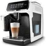 Espressor automat Philips EP3243/50, sistem de lapte LatteGo, 5 bauturi, filtru AquaClean, rasnita ceramica, optiune cafea macinata, ecran tactil, Alb