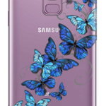 Protectie Spate Lemontti Art Butterflies LEMHSPS9GBT pentru Samsung Galaxy S9 G960 (Multicolor)