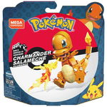 Set de constructie Pokemon Mega Construx - Charmander, 180 piese, Mattel