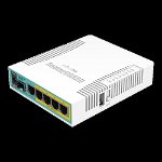 Mikrotik hEX Poe, RB960PGS, Router Ethernet 4 porturi PoE pasive 12-57V, MIKROTIK