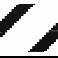 Combina frigorifică Heinner, 268l, Negru, H 170cm, Control mecanic, Less Frost