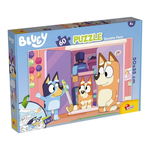 Puzzle cu două fețe Lisciani de colorat din 60 piese - Bluey