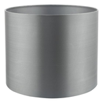 Abajur Hilda Grey Faux Silk Drum Shade 12cm, dar lighting group