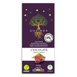 Ciocolata cu visine deshidratate si polen (fara zahar) Govinda - 100 g, Ambrozia
