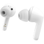 Casti LG Earbuds TONE Free HBS-FN6 cu Charging Case, curatare UVnano si Meridian Audio, White