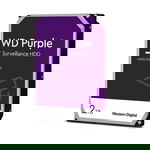 HDD Surveillance WD, 3.5", 2TB, PURPLE SATA3 5400rpm 64MB, WD