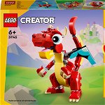 Creator 3-in-1 Dragon rosu 31145, LEGO