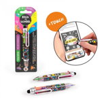 Pix multicolor cu 6 culori si touch pen, Trendhaus