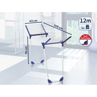 Uscator de Rufe PEGASUS 120 Compact 81720 Alb/Albastru, Leifheit