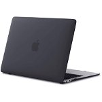 Husa Tech-Protect Smartshell pentru Apple MacBook Air 13 2018-2020 Negru Mat, Tech-Protect