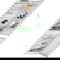 Combina de frigorifica incorporabila Beko BCNA275E41SN, 254l, NoFrost, Clasa E, Compresor ProSmart Inverter, HarvestFresh, display