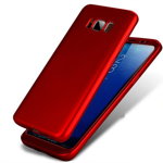 Husa Samsung Galaxy S8 Plus, FullBody Elegance Luxury Red, acoperire completa 360 grade cu folie de protectie gratis, MyStyle