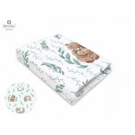 Cearceaf cu elastic MimiNu pentru patut co-sleeper 84.5 x 50.5 cm Lulu Natural, MimiNu