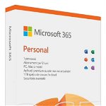 Aplicatie Microsoft 365 Personal 64-bit Romana Subscriptie 1 An 1 Utilizator 1 TB stocare OneDrive per utilizator Retail
