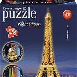 Puzzle 3D Ravensburger Turnul Eiffel Night Edition