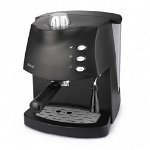 Masina espresso MUHLER MCM-1583, 925W, 15 bar, 1.8 litri, disc crem, Negru, MUHLER