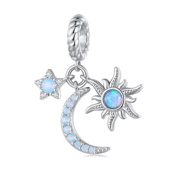 Talisman din argint Opal Astral, EdenBoutique