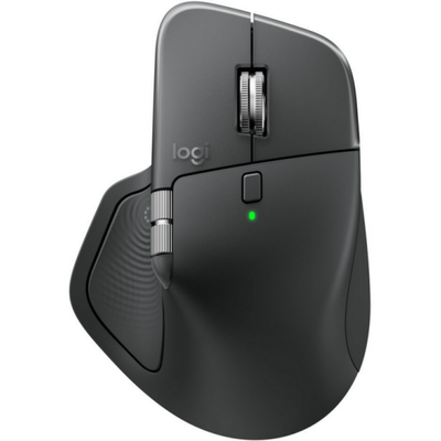 Mouse MX Master 4 - 8K DPI MagSpeed Scrolling Logi Bolt Receiver, Bluetooth Graphite, Logitech