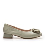 Pantofi eleganți damă din piele naturală - 6111 Olive Box, OTTER