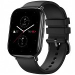 Ceas smartwatch Amazfit Zepp E, 188 mAh, Bluetooth 5.0, Display patrat, Onyx Black, Amazfit