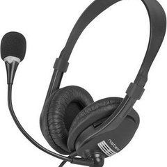 Casti audio, Natec, Cu microfon, Negru, Natec