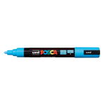 Marker UNI PC-5M 1. 8-2. 5 mm albastru deschis Posca M317, Posca