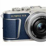 Aparat Foto Mirrorless Olympus E-PL8 Pancake Zoom Kit, Body, 17.2 MP, Filmare 4K + Obiectiv EZ-M1442, 14-42mm (Albastru)