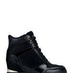 Geox sneakers din piele D MAURICA B culoarea negru, D35PRB 02285 C9999, Geox
