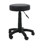 Scaun de birou operativ, înălțime reglabilă, rotativ, piele ecologica, negru, ABS 102, 