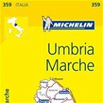 Michelin Umbria, Marche, Italia: Liguria (Michelin Maps, nr. 359)