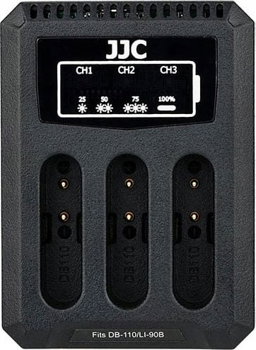 Încărcător pentru cameră JJC Încărcător triplu USB pentru Olympus Li-90b Li-92b / Ricoh Db-110, JJC