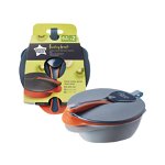 Set 2 castronele cu capac si lingura Tommee Tippee 7 luni +, Tommee Tippee