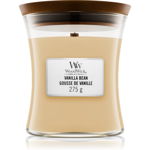 Woodwick Vanilla Bean lumânare parfumată cu fitil din lemn 275 g, Woodwick