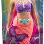 Papusa Barbie Mattel Papusa Barbie Dreamtopia Mermaid Coada portocaliu-roz, Mattel