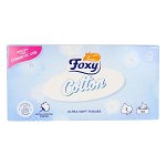 Șervețele de Hârtie Facial Cotton Foxy (90 Unități), Foxy