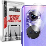 Folie de protectie camera foto, Grizz Glass, Sticla hibrida, Compatibil Honor 50 5G, Transparent, GrizzGlass
