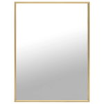 Oglinda vidaXL, PVC, 80 x 60 cm, Auriu, 322748