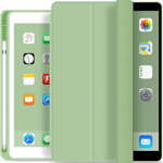 Husa Tech-Protect Smartcase Pen compatibila cu iPad 10.2 inch (2019/2020/2021) Cactus Green, Tech-Protect