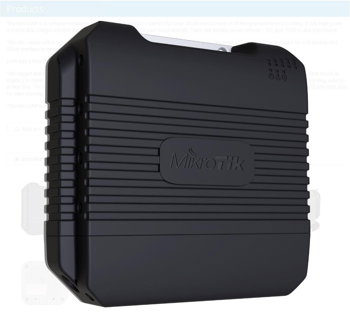WIRELESS ACCESS POINT MIKROTIK LtAP LTE kit– heavy-duty 4G (LTE) access point, GPS suppor, 2.4 GHz 802.11b/g/n, 300 Mbit/s, CPU : 880Mhz, 128Mb RAM,  Passive PoE, Wi-Fi 4, 1 x 10/100/1000, suport SIM, USB.