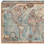 Puzzle 4000 piese - The World, Executive Map | Educa, Educa