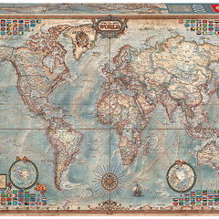 Puzzle Educa din 4000 de piese - Harta lumii