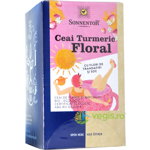 Ceai Turmeric Floral cu Flori Trandafir si Soc Ecologic/Bio 18dz, SONNENTOR