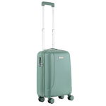 Troler Cabina - Policarbonat/ABS - 4 Roti Duble - OKOBAN - cifru TSA -  SKYHOPPER - 55 cm - Verde, CarryOn