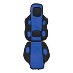 Husa scaun auto model Race, culoare Albastru/Negru, 4CARS